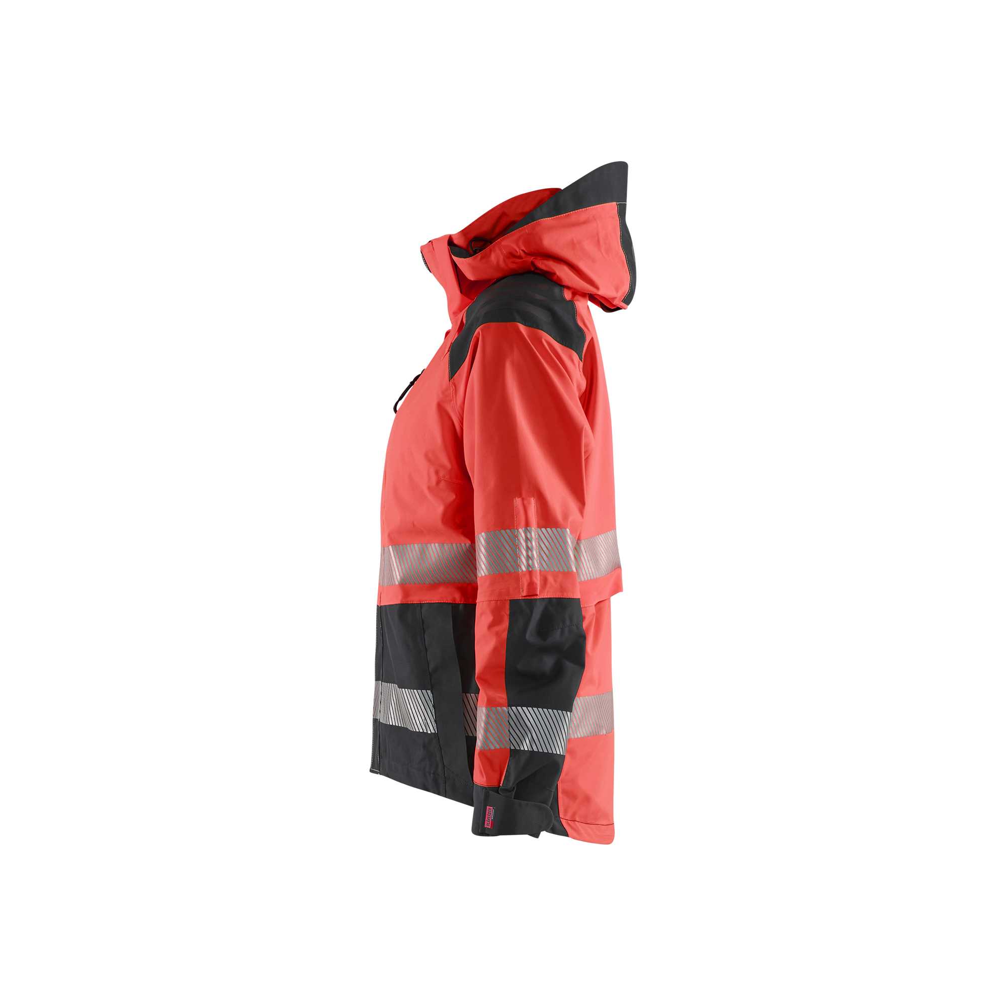 BLAKLADER 44361987 Women’s Hi Vis Shell Jacket Hi Vis Reflective Shell Work Jacket WOMEN - Waterproof